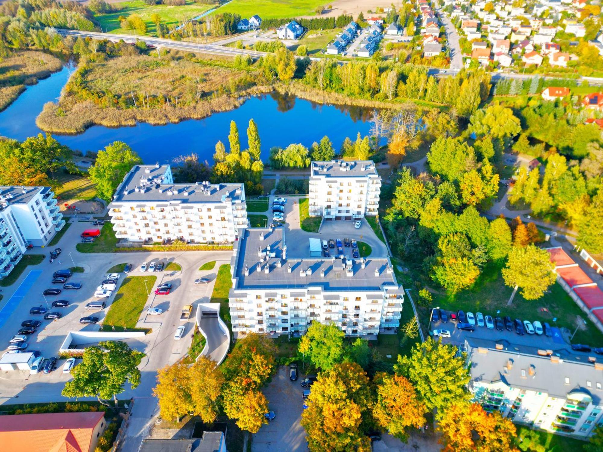 Belle View - 3Pok, Nawet 5 Lozek, Piekny Widok Na Rzeke, Tv55" Z Netflix I Max, Parking, Winda Apartment Ilawa Bagian luar foto